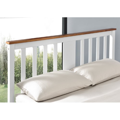 מיטה זוגית מעץ מלא בעיצוב קלאסי HOME DECOR