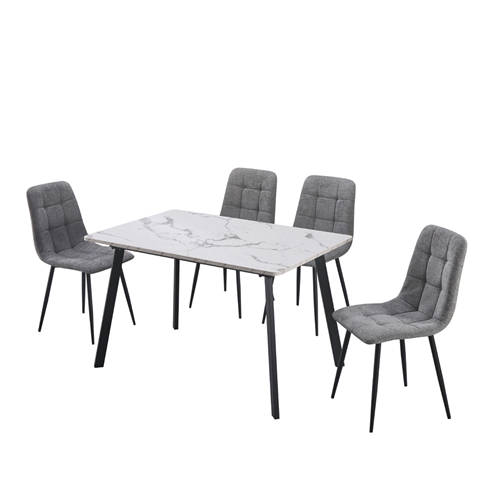 פינת אוכל נפתחת + 4 כיסאות רומי - שירה HOME DECOR