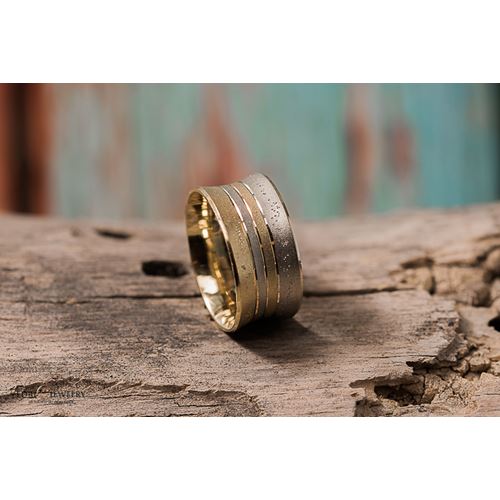 טבעת זהב טהור 14K מדגם Adonis עבודת יד