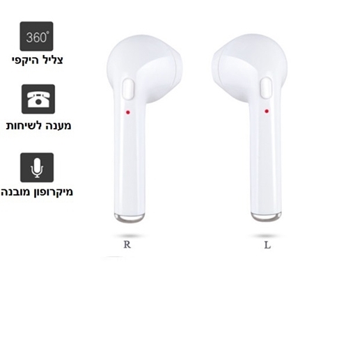 זוג אוזניות בלוטוס אלחוטיות טכנולוגיה חדשנית TWS