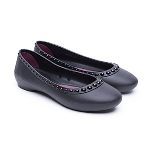 נעלי בובה נשים Crocs קורקס דגם Lina Luxe Flat