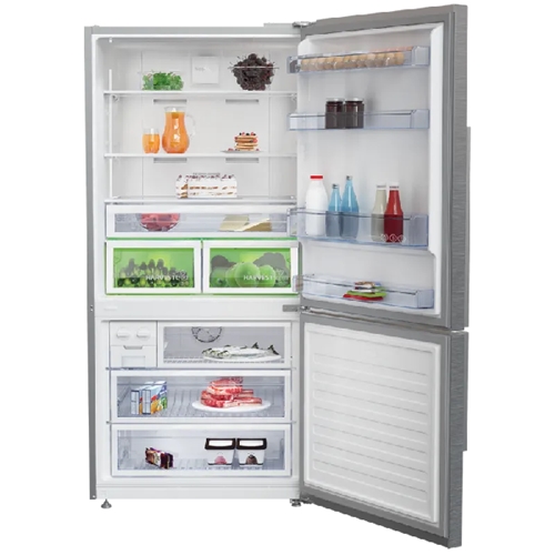 מקרר מקפיא תחתון 580 ליטר BEKO CN160243XB נירוסטה