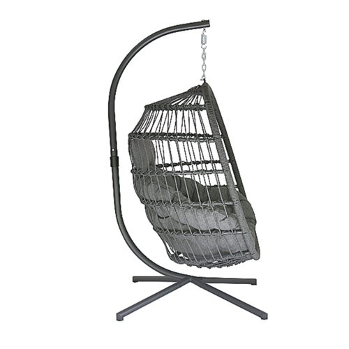 ערסל ישיבה תלוי ראטן אפור כהה Australia Garden