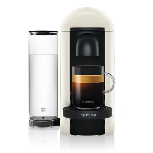 מכונת קפה NESPRESSO VertuoPlus לבן כולל מקציף חלב