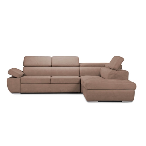 מערכת ישיבה פינתית גדולה ומרווחת ראשים מתכווננים