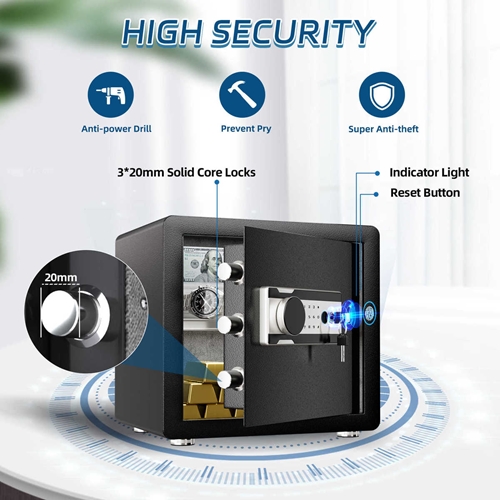 כספת דגם F03 ביומטרית SAFE ZONE