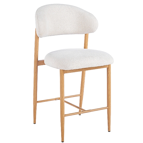 זוג כיסאות בר בגוון שמנת דגם הדר HOME DECOR