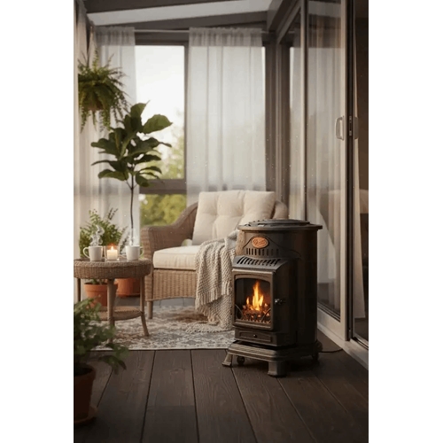 תנור חימום בעיצוב כפרי גז PROVENCE 124071 אמישראגז