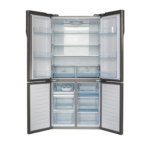 מקרר 4 דלתות בנפח 657 ליטר גימור נירוסטה HRF-725FS