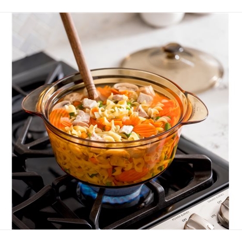 סיר זכוכית 2.8 ל' + סיר זכוכית 3.8 ל' מבית קורנינג