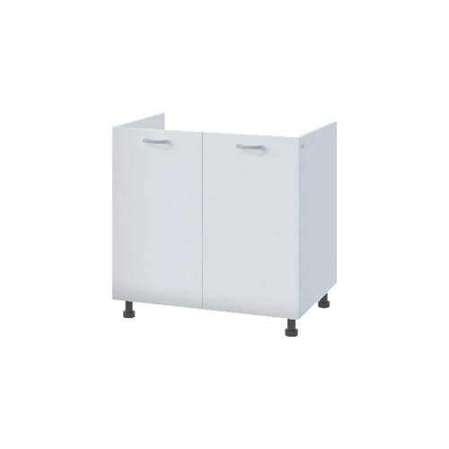 ארונות מטבח ברוחב 80 ס"מ עליון ותחתון מליבו לבן