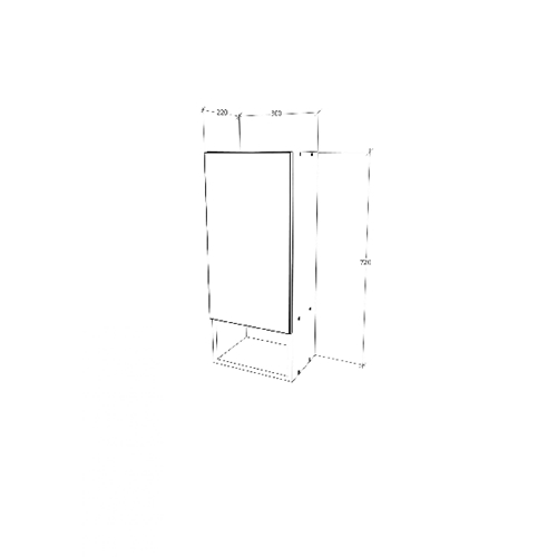 ארונית אמבטיה דגם נרקיס TUDO DESIGN