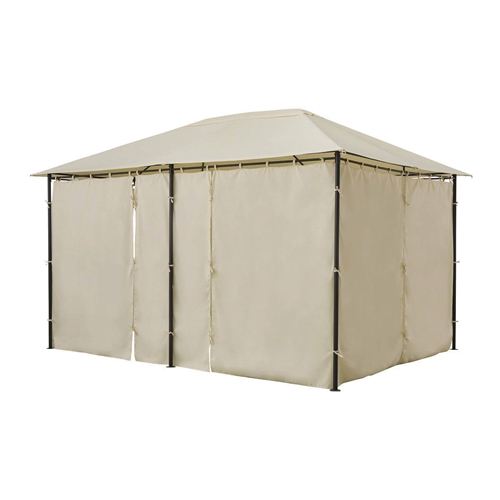 גזיבו לגינה דגם דונטלו 3*4 כולל גגון מפוליאסטר