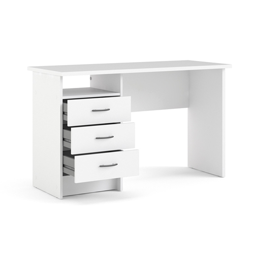 שולחן כתיבה לבן+שידת מגירות ותא אחסון HOME DECOR