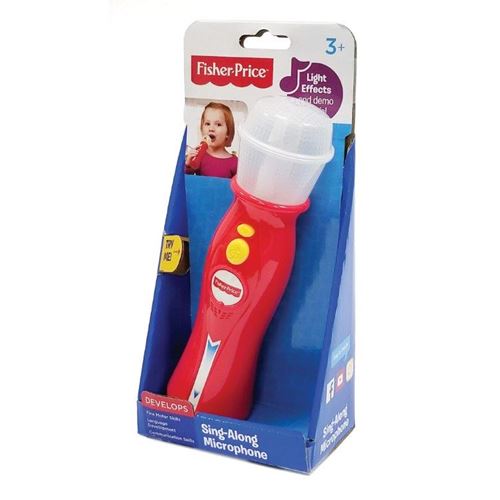 מיקרופון לילדים "שירו איתי" למשחקי דמיון, מפיק מנגינות מו...