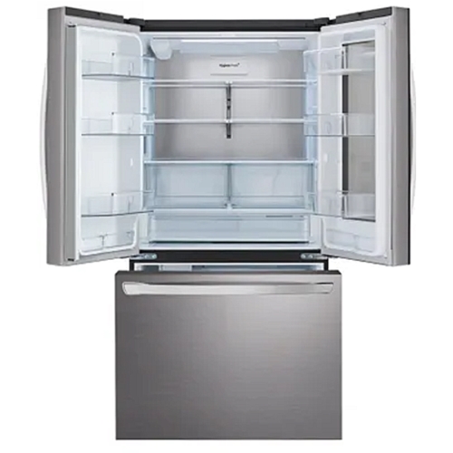 מקרר 3 דלתות 750 ל' נירוסטה מוברשת LG R-3D288BINS