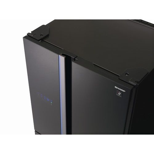 מקרר שארפ 4 דלתות זכוכית שחורה 610 ליטר SJR8911