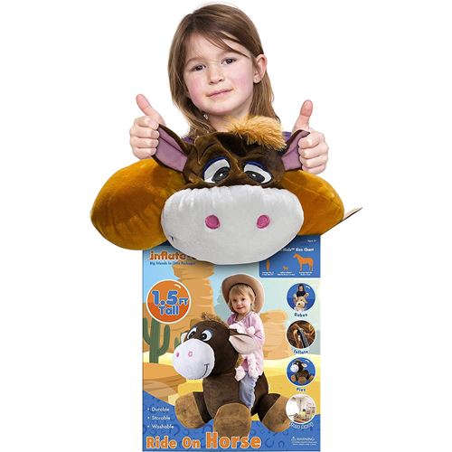 בובת סוס פרוותית מתנפחת