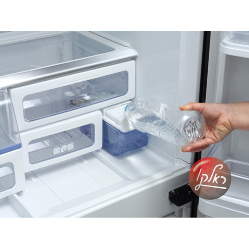 מקרר 4 דלתות Sharp שארפ זכוכית כסופה דגם SJ-R8910