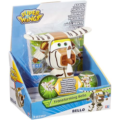 דמות בלו Bello משנה צורה מרובוט לניידת