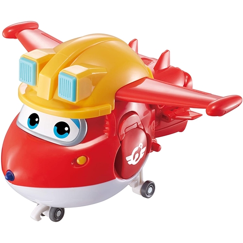 ג'ט עם כובע של בנאי משנה צורה מרובוט למטוס