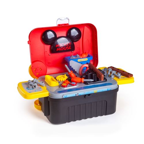 מזוודת טרולי נפתחת לערכת כלי עבודה- מיקי מאוס