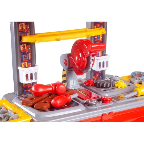 מזוודת טרולי נפתחת לערכת כלי עבודה עם 23 אביזרים לכל עבוד...