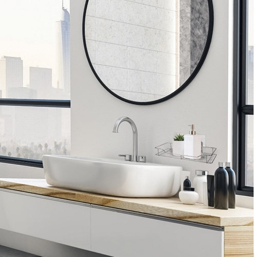 מתלה לשמפו רחב ללא קידוח