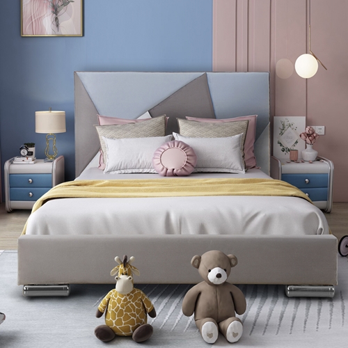 מיטה רחבה ומעוצבת לנוער HOME DECOR דגם ברק