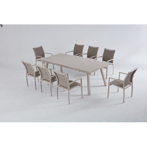 שולחן אלומיניום נפתח לגינה דגם PRINCE מבית H.KLEIN