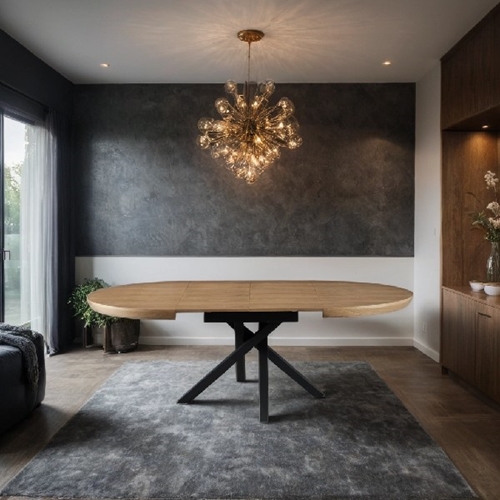 שולחן פינת אוכל עגול דגם פירנצה LEONARDO