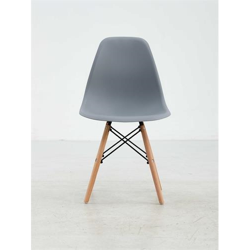 רביעיית כיסאות אוכל נורדיק אפור Tudo Design