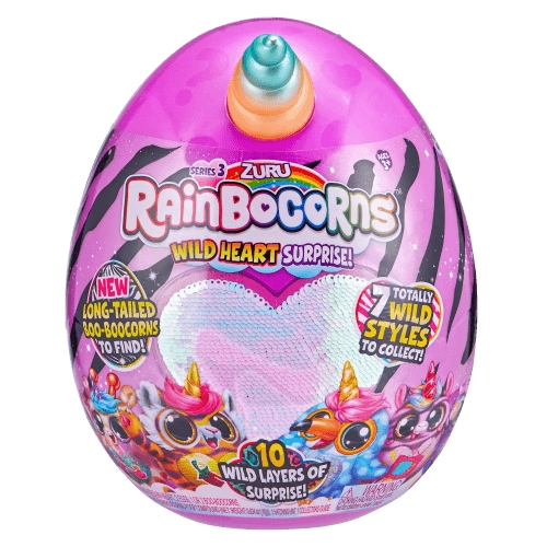 ריינבוקורן ג'ירפה לב פראי בביצת קרן כתום-טורקיז