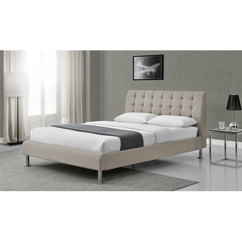 מיטת נוער רחבה ומעוצבת ריפוד בד 190*120 HOME DECOR