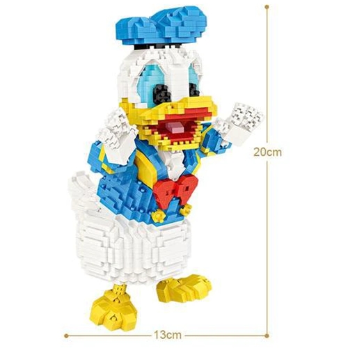 משחק הרכבה עם 1670 מיני אבני בנייה- דונאלד דאק