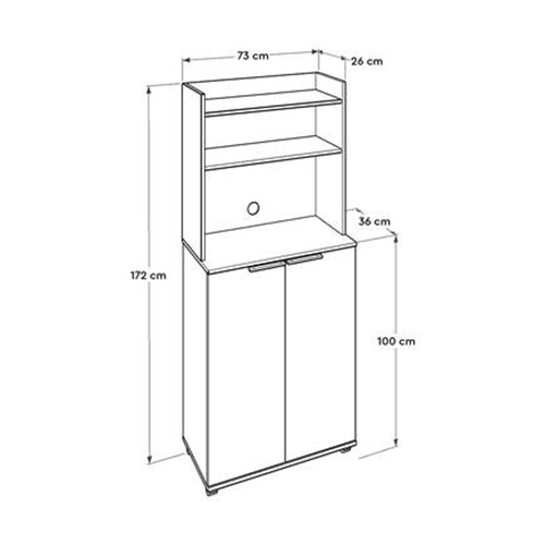 שידה רב תכליתית דגם מדליין DR470 מבית HOMAX
