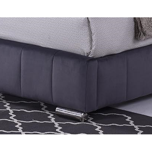 מיטה זוגית 180x200 KING SIZE מרופדת בד קטיפתי