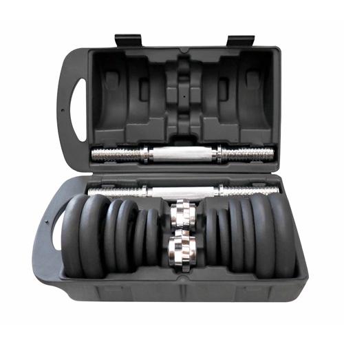 סט משקולות 20 ק"ג במזוודה מבית YORK