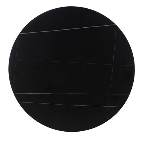 פינת אוכל עגולה עם שולחן פלטת אבן ייחודית +4 כסאות