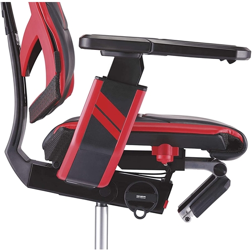 כיסא גיימינג GENIDIA Luxury עור עם משענת רגליים