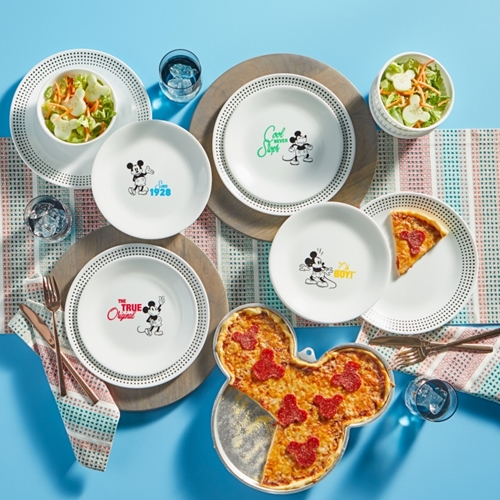סט צלחות 12 חלקים ל - 4 סועדים קורל דגם Mickey