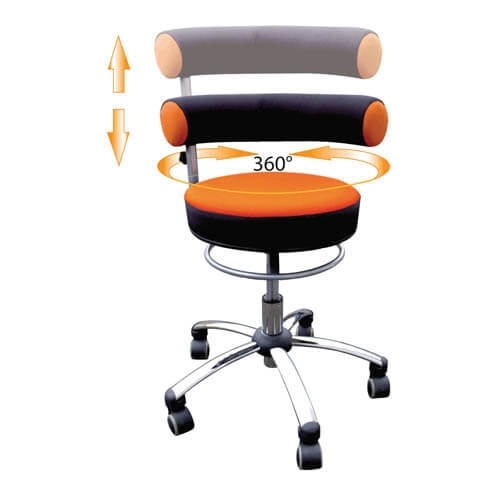 כיסא עבודה ארגונומי ואורטופדי דגם הנובר