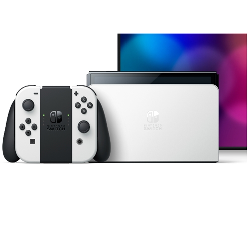 קונסולה נינטנדו דגם Nintendo Switch OLED לבן
