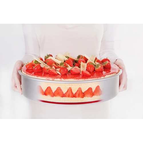 תבנית עגולה 28 ס"מ עם בסיס נשלף בעלת פטנט עולמי