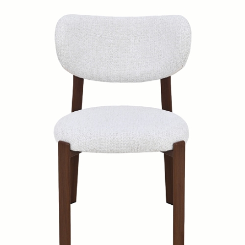 זוג כיסאות לפינת אוכל דורי אגוז שמנת HOME DECOR