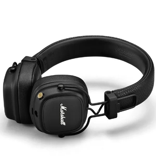 אוזניות אלחוטיות דגם Marshall Major IV מארשל שחור