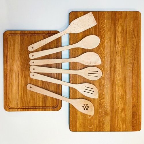 מארז בוצ'ר, קרש חיתוך וכפות בישול ECOSALL