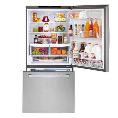 מקרר מקפיא תחתון בנפח 620 ל' LG GM-652RSC נירוסטה