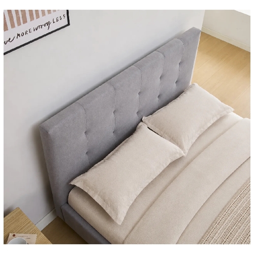 מיטה וחצי 120×190 דגם לידור 120 אפור HOME DECOR
