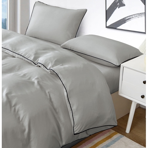 סט מצעים זוגי דגם קרל 160/200 ס"מ 100% סאטן אל קמט